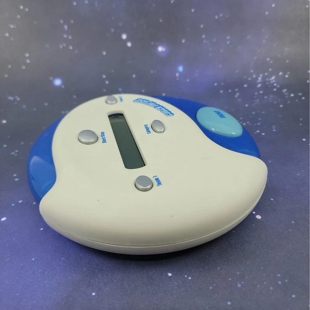 Catch Phrase Electronic Handheld Party Game White Blue 2004 Hasbro Works